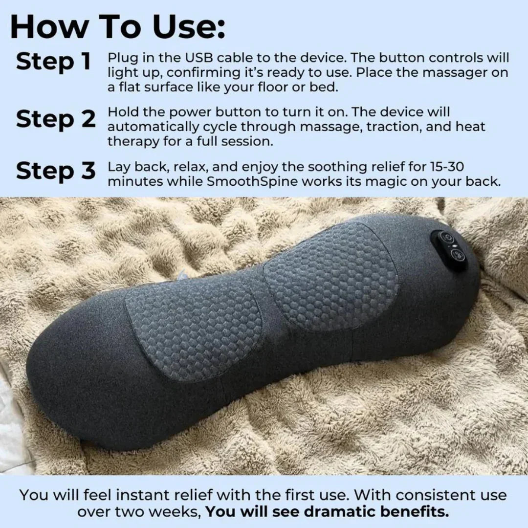 Rejuvo™ 3 in 1 Back Massager Pillow